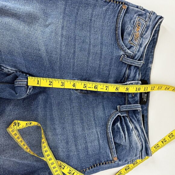 Judy Blue Jeans Womens 28 Blue Boyfriend Midrise Distressed Stretch - Picture 13 of 16